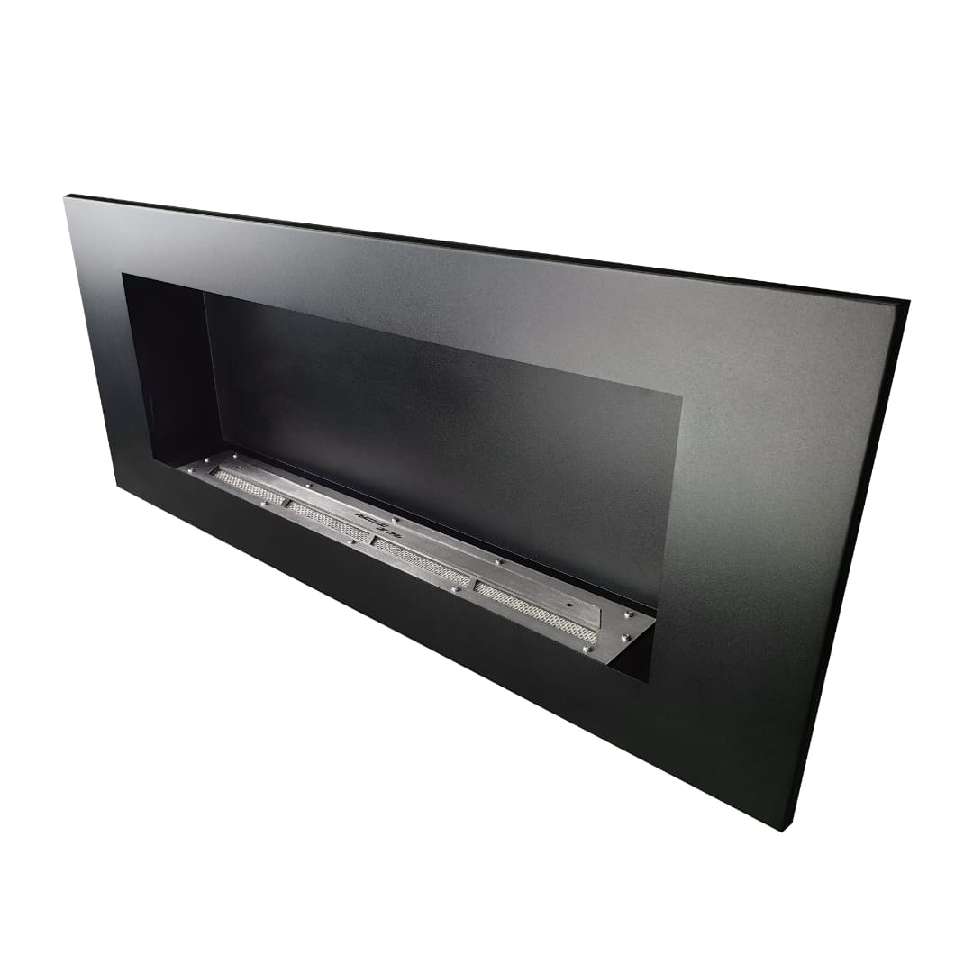 Биокамин "Русский огонь" Лофт 1200V встраиваемый с декоративным стеклом (стемалитом) по цене 33 700 руб.