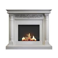 Биокамин в портале SteelHeat Valensia Lux, стекло