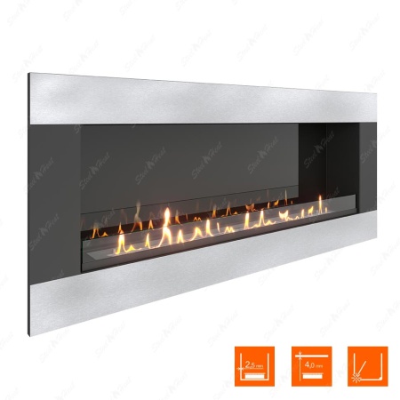 Биокамин SteelHeat GRAND-H 1500 XL стемалит по цене 72 240 руб.