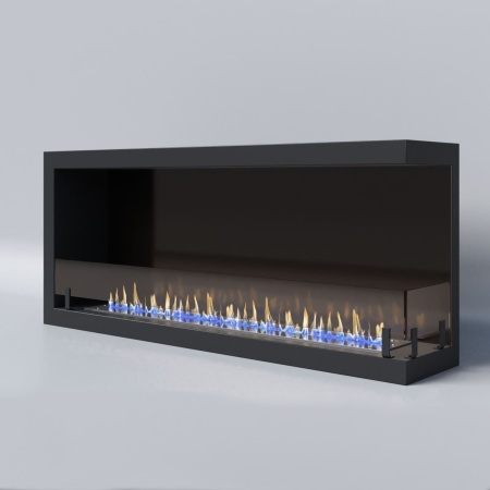 Биокамин "Русский огонь" Честер 1200 угловой правый с защитным стеклом по цене 43 900 руб.