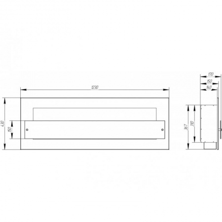 Биокамин Window III Glass burgundy Арома по цене 37 400 руб.